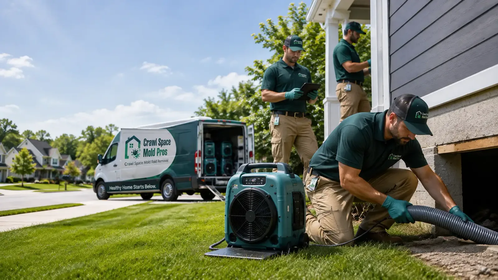 Crawl Space Mold Removal in Riley, OR